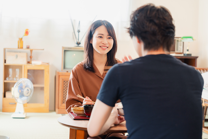 当日から軽い食事が可能になるイメージ